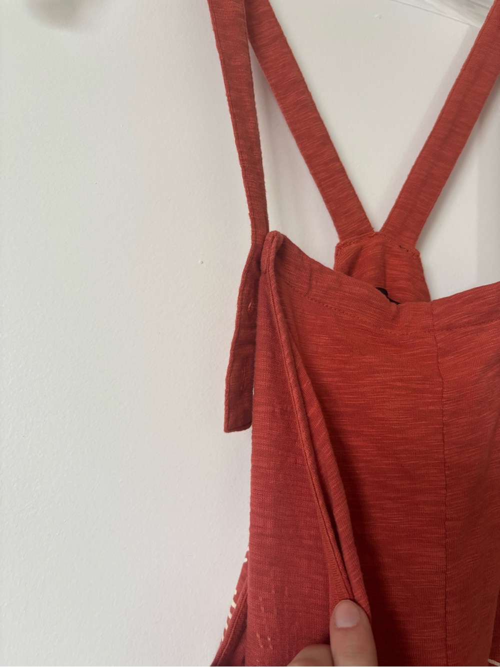 Rust Sunburst Print Crossback Jumpsuit - Picture 4 of 5